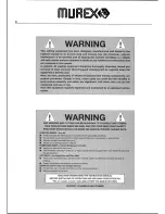 Preview for 4 page of Murex SABRE-ARC 35i/PT-50 Operating Manual