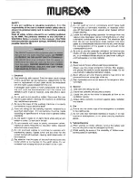 Preview for 5 page of Murex SABRE-ARC 35i/PT-50 Operating Manual