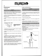 Preview for 12 page of Murex SABRE-ARC 35i/PT-50 Operating Manual