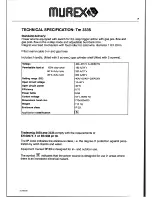 Preview for 7 page of Murex Tm 283S Operating Manual