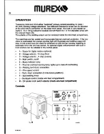 Preview for 10 page of Murex Tm 283S Operating Manual