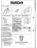 Предварительный просмотр 4 страницы Murex Tradescut 10S Instruction Manual And Parts List