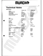 Preview for 9 page of Murex Tradescut 10S Instruction Manual And Parts List