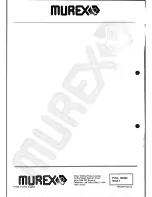 Preview for 16 page of Murex Tradescut 10S Instruction Manual And Parts List