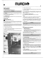 Preview for 9 page of Murex Tradesmig 165 Operating Manual