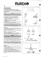 Preview for 12 page of Murex Tradesmig 165 Operating Manual