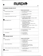 Preview for 13 page of Murex Tradesmig 165 Operating Manual