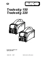 Preview for 1 page of Murex Tradestig 150 Instruction Manual And Spare Parts List