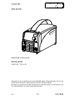 Preview for 19 page of Murex Transarc 250 Instruction Manual And Spare Parts List