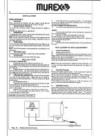 Preview for 4 page of Murex Transmatic AVC Operating Manual