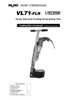 MURO VISLIDER VL71-FLR Instruction Manual предпросмотр