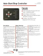 Murphy Auto-Start/Stop Controller Cascade Owner'S Manual preview