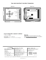 Preview for 2 page of Murphy Auto-Start/Stop Controller Cascade Owner'S Manual