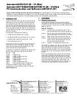 Murphy Autostart AS705S Communications Manual preview