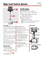 Murphy Bilge Level Switch System BLSK1 Series Installation Instructions preview