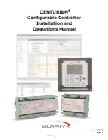 Preview for 1 page of Murphy Centurion C3-1 Installation And Operation Manual