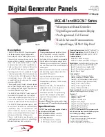 Preview for 1 page of Murphy Digital Generator Panels MGC447 Specifications