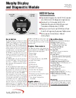 Preview for 1 page of Murphy Display and Diagnostic Module MDDM Specifications