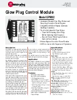 Murphy Glow Plug Control Module GPM92 Product Manual preview