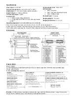 Предварительный просмотр 2 страницы Murphy I/O Module XM500 Specifications