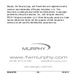 Preview for 42 page of Murphy PowerView PV-101-A User Manual