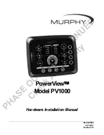 Preview for 1 page of Murphy PowerView PV1000 Hardware Installation Manual