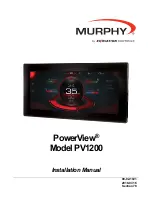 Preview for 1 page of Murphy PowerView PV1200 Installation Manual