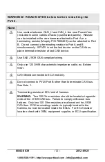 Preview for 14 page of Murphy PowerView PV25 Installation & Operation Manual