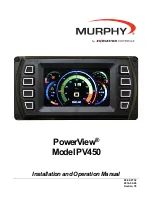 Preview for 1 page of Murphy POWERVIEW PV450 Installation And Operation Manual