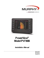 Preview for 1 page of Murphy PowerView PV780B Installation Manual