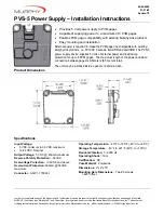 Murphy PVS-5 Installation Instructions предпросмотр