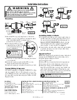 Предварительный просмотр 2 страницы Murphy Rack Puller RP75 Installation Instructions