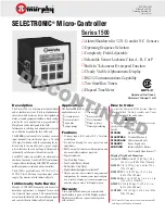 Preview for 1 page of Murphy Selectronic Micro-Controller Series 1500 Specifications