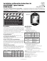 Murphy Selectronic SS300 Series Installation And Operation Instructions preview