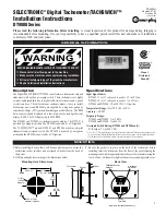 Murphy SELECTRONIC TACHSWICH DT9803 Installation Instructions предпросмотр