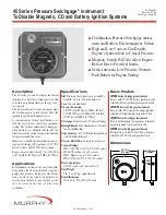 Preview for 1 page of Murphy Swichgage 45 Series Specifications