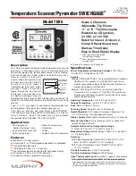 Murphy Temperature Scanner/Pyrometer SWICHGAGE TDX6 Specifications preview