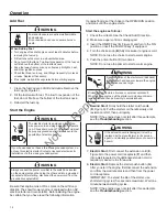 Предварительный просмотр 14 страницы Murray 1695886 Operator'S Manual