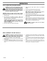 Preview for 20 page of Murray 309029x92C Assembly, Operation And Maintenance