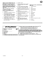 Preview for 82 page of Murray 405011x52A Instruction Book