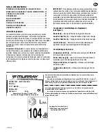 Preview for 17 page of Murray 6210701X54N Instruction Book