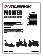 Preview for 1 page of Murray 7800201 Instruction Book