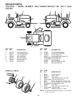 Предварительный просмотр 17 страницы Murray 96017000900 Repair Parts Manual