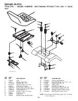 Предварительный просмотр 18 страницы Murray 96017000900 Repair Parts Manual