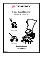 Предварительный просмотр 1 страницы Murray FT6000X92A Operator'S Manual