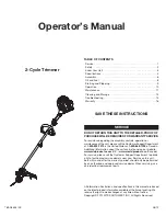 Murray MS2560 Operator'S Manual preview