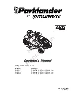 Murray Parklander 2690997 Operator'S Manual preview