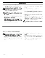 Предварительный просмотр 20 страницы Murray SELECT 309000x8NA Safety, Assembly, Operating And Maintenance Instructions