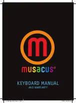 Musacus S2018 Manual And Warranty preview