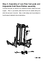 Предварительный просмотр 5 страницы MUSCLE D ELITE 4-STACK MULTIGYM Assembly Instructions Manual